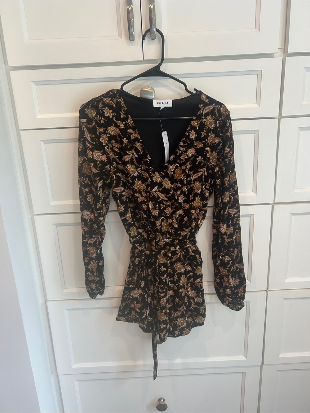 Gilli Black & Cream Romper